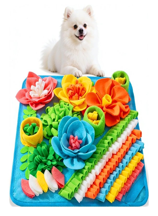 امير سجادة شم للكلاب من أمير، سجادة شم للكلاب، سجادة تغذية بطيئة، سجادة شم للكلاب تشجع مهارات البحث عن الطعام الطبيعية، تناول الطعام ببطء، تساعد على تخفيف التوتر والتدريب، ألعاب ألغاز للكلاب، 15 بوصة - Image 1